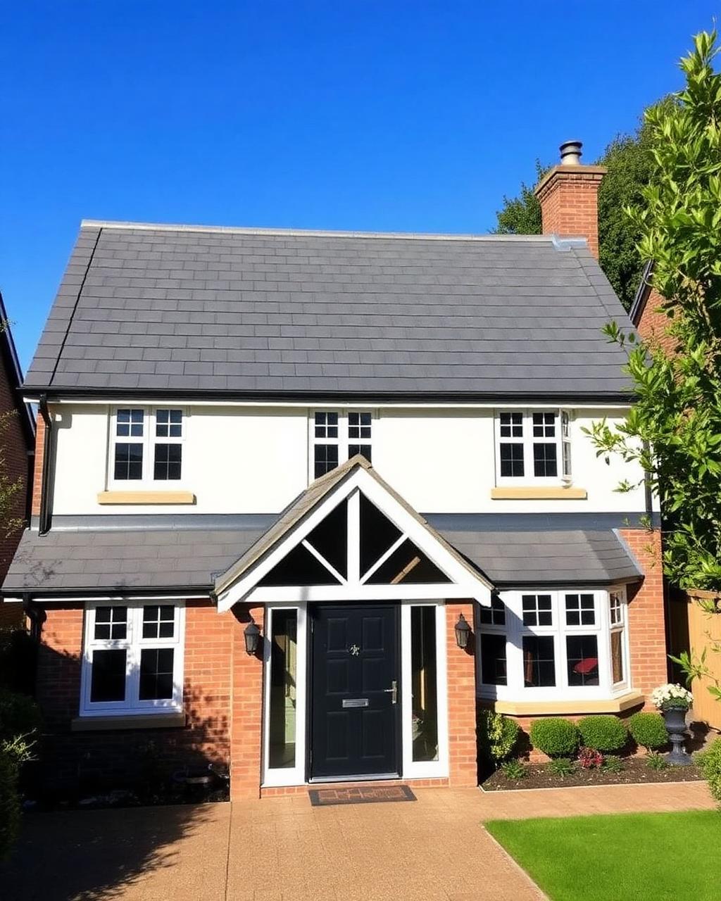Completed re-roof on a detached home